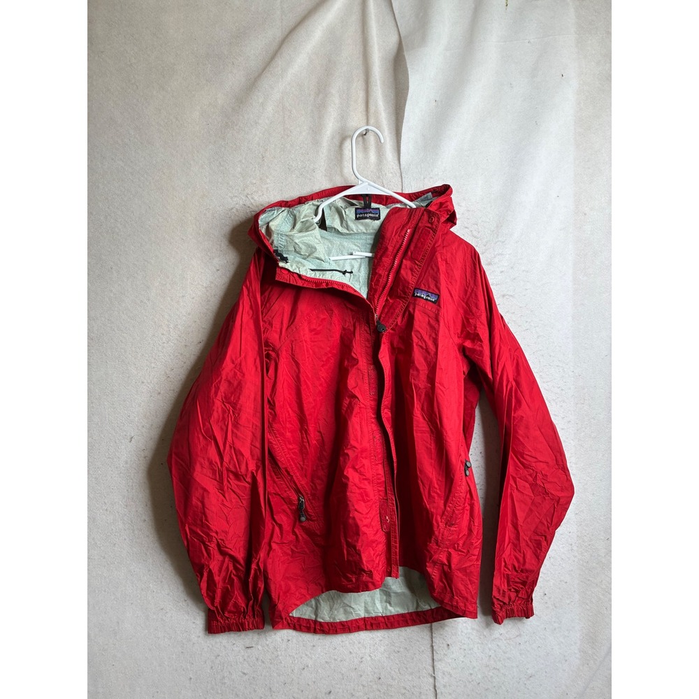 Patagonia Torrentshell H2No Rain Jacket Red Ripstop Waterproof Hooded Mens M